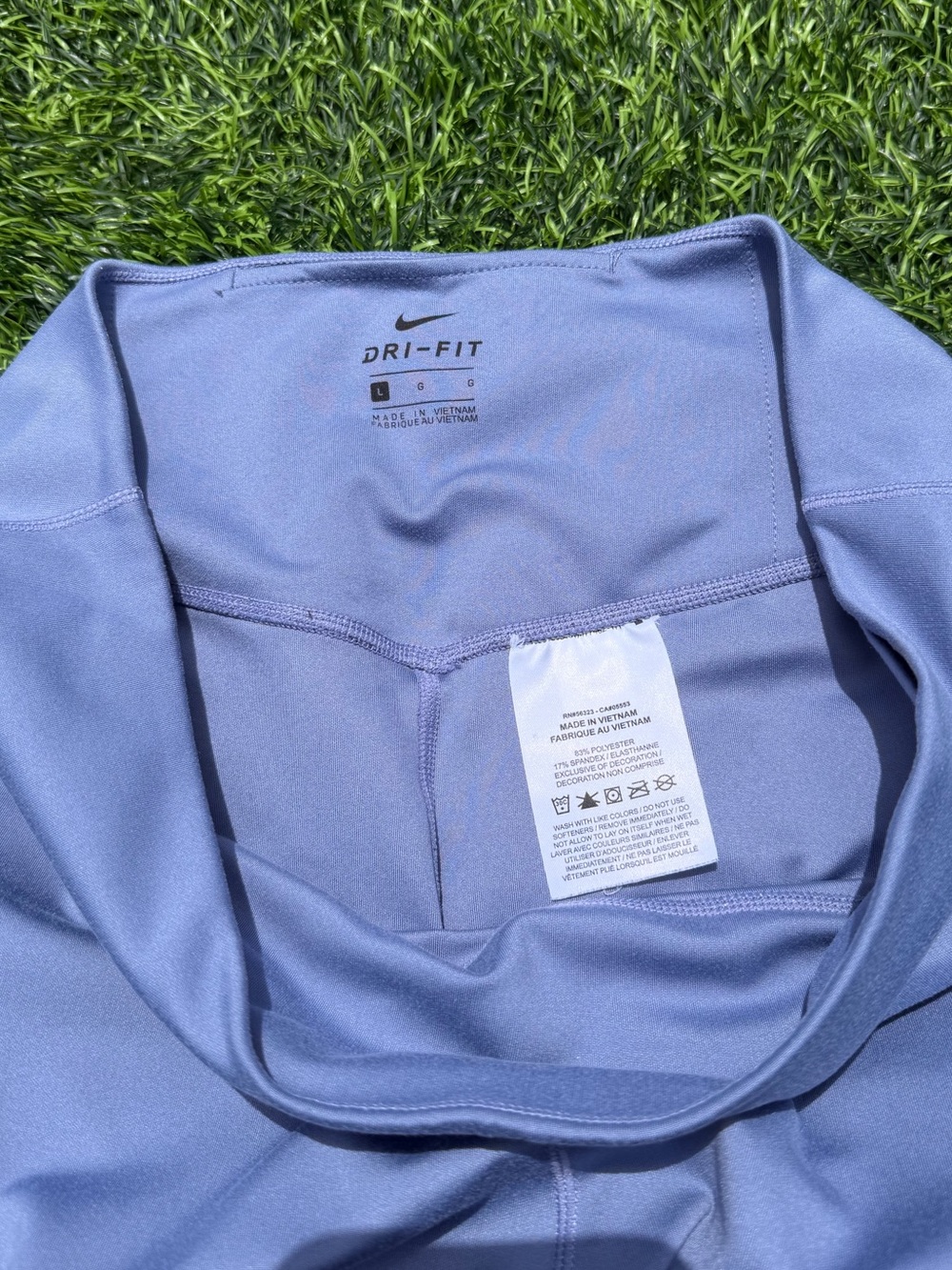 Nike Blue High-Waist Performance Leggings - Picture 2 of 6